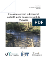 Projet Tutoré : L’Assainissement individuel et collectif sur le bassin versant de l'Amasse 2018-2019