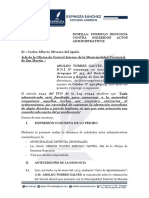 Denuncia por despido arbitrario e indebidos actos administrativos en municipalidad