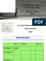 6.14 Matriz de Datos