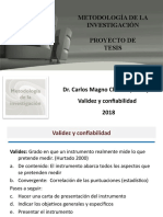 6.15 Validez y Confiabilidad