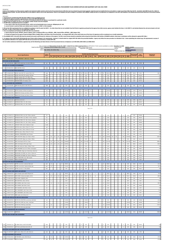 APP CSE Template 2021 Labney PDF Printer Office Work