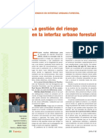 La Gestión Del Riesgo en La Interfaz Urbano Forestal Asa
