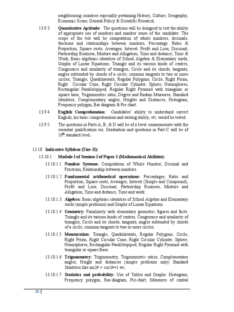 Comprehensive Exam Syllabus Guide | PDF | Triangle | Circle