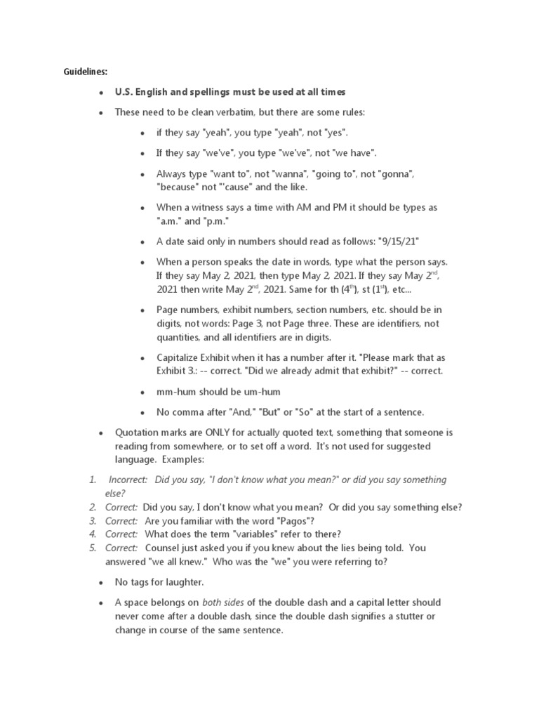 GUIDELINES For UCBR FINAL | PDF | Witness | Language Mechanics