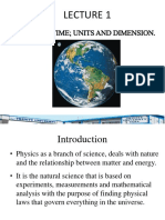 Lecture 1 Measurement and Units