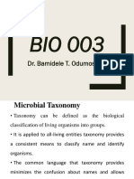 Microbial Taxonomy and Classification