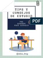 Tips y consejos de estudio pre, durante y post estudio