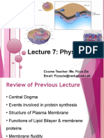 Physiology I Lecture on Cell Adhesions, Permeability & Potential