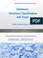 Sentence Structure Types