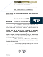 OFICIO MÚLTIPLE #155 - 2022 - Realizar La Entrega Del Inventario de Bienes Muebles e Inmuebles Al Director Del Periodo 2023.