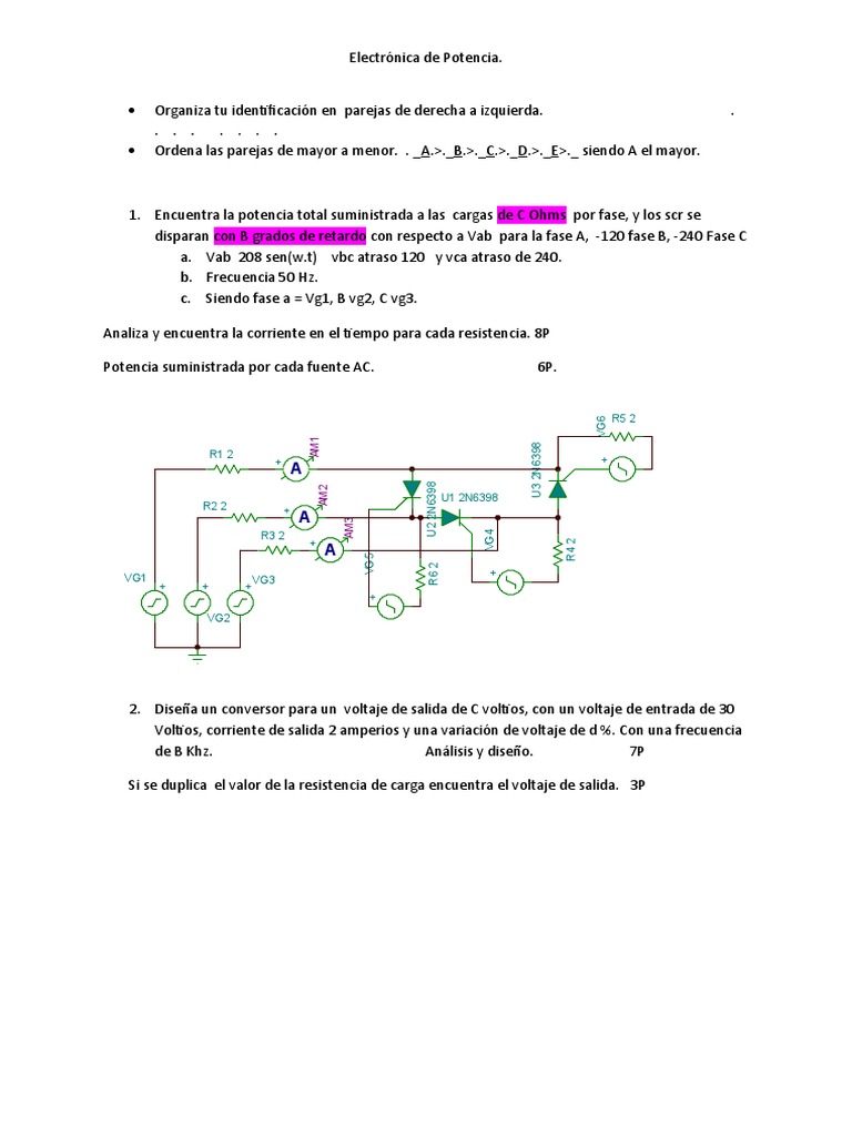 Pot Exam 2 PDF Resistencia Eléctrica y Conductancia Electrónica