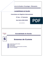 CGestão - LNI - JMartins - 06 - Sistemas de Custeio - Modo de Compatibilidade