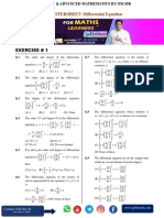 Master Sheet Differential Equation by Om Sir