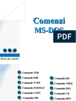 Comenzi MS DOS