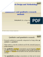 Part 5 - Quantitative and Qualitative Research Methods