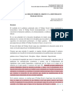 Contribuciones Al Debate Sobre El Objeto y La Identidad en Trabajo Social (9556)