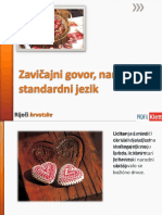 Zavicajni - Govor - Narjecje - I - Standardni - Jezik - Obrada - I - Vjezba 2