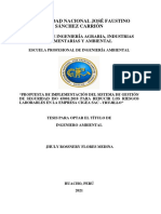 1."propuesta de Implementación Del Sistema de Gestión Iso 45001 2018 para Reducir Riesgos Laborales en Empresa Cigea-Trujillo