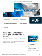 Tipos de Construcción - Ideas Que Construyen El Mundo - Revista Ferrepat