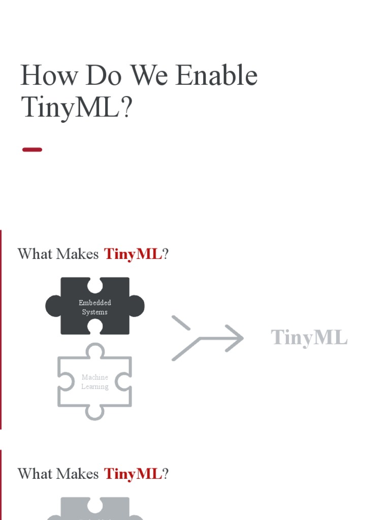 TinyML: Enabling Low-Power Embedded Systems | PDF | Microcontroller ...