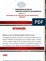 Acompanhamento Psicologico em Pós-Operatório Imediato - 024522