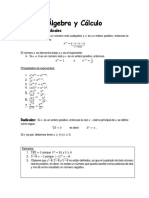 Álgebra y Cálculo: Exponentes, Radicales y Racionalización