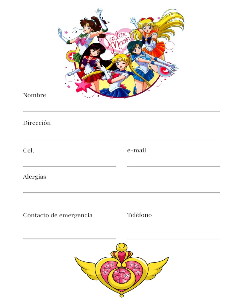 Agenda 2025 de Sailor Moon | PDF