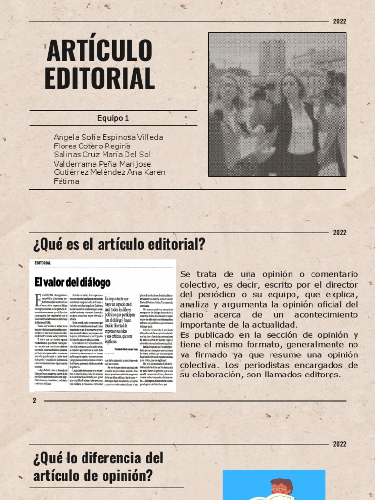 Articulo Editorial | PDF | Periódicos | Comunicación