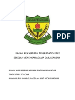 Kajian Kes Sejarah Tingkatan 5 2022