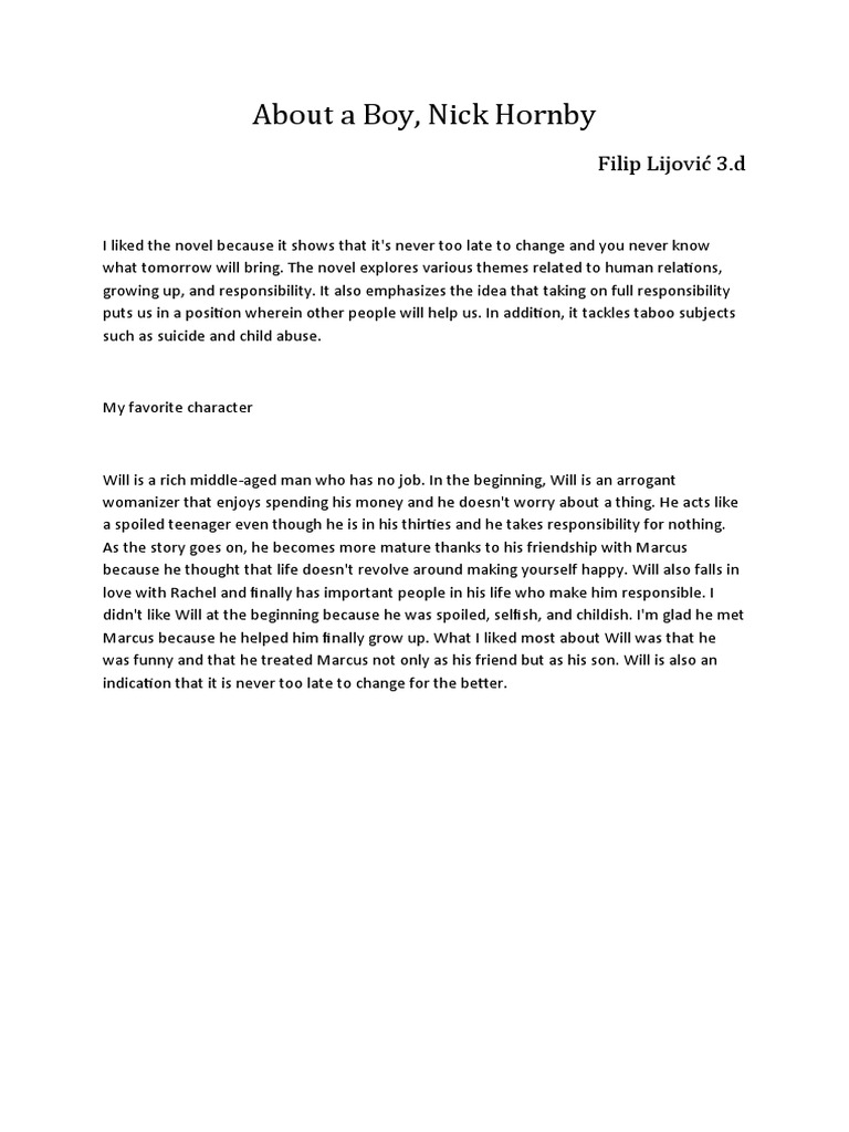 About A Boy | PDF