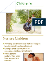 Meeting Children Needs