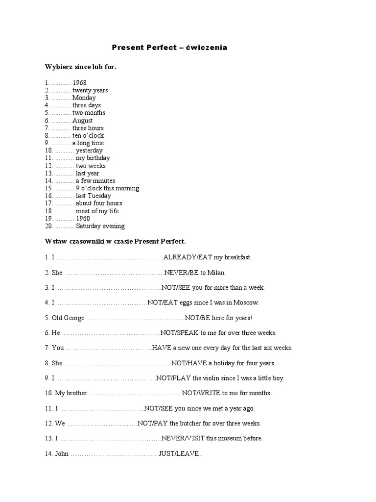 PRESENT PERFECT TENSE WORKSHEET PDF GRADE 6 visual data 7