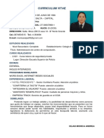 Curriculum Vitae Moni