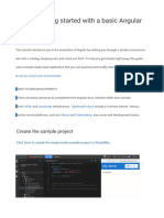 Getting Started With A Basic Angular App