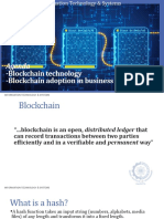 IT Systems Blockchain Adoption Business