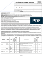 Análise de riscos para trabalho em altura com linha de vida