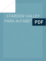 Stardew Valley e Alfabetização