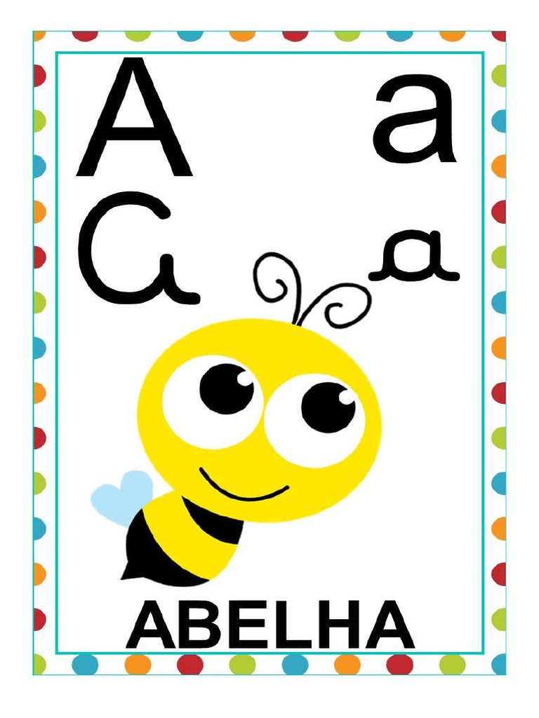 Alfabeto Cursiva e Bastão | PDF