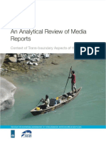 IUCN Media Analysis Report On Teesta (Bangladesh and Indian Media Scanning) - Jamil Ahmed