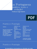 Língua Portuguesa: fonética, fonologia e ortoepia