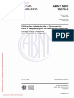 ABNT NBR 15575-5 - Requisitos para Os Sistemas de Coberturas