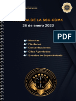 Agenda SSC-CDMX 26 enero