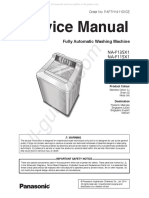 Panasonic NA-F135X1 Service Manual