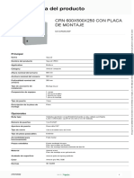 GABINETE DE 60x50x25cm SCHNEIDER NSYCRN65250P