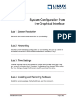 System Configurationfromthe Graphical Interface