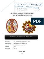 Informe N° 3 de Tratamiento de Minerales