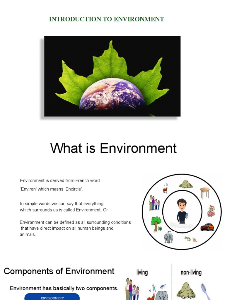 Introduction to Environmental Components | PDF | Atmosphere Of Earth ...