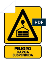 Peligro de Carga Suspendida