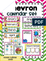 Calendar Set-Chevron