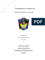 SEJARAH PERKEMBANGAN ARSITEKTUR II Nusantara